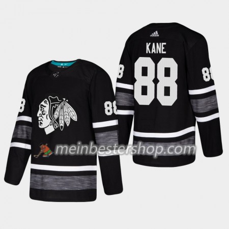 Chicago Blackhawks Patrick Kane 88 2019 All-Star Adidas Schwarz Trikot Authentic - Herren